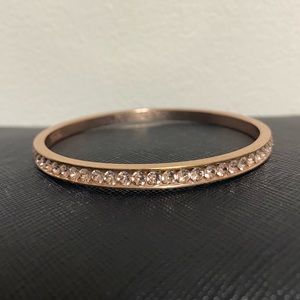 Rose gold Coach bracelet